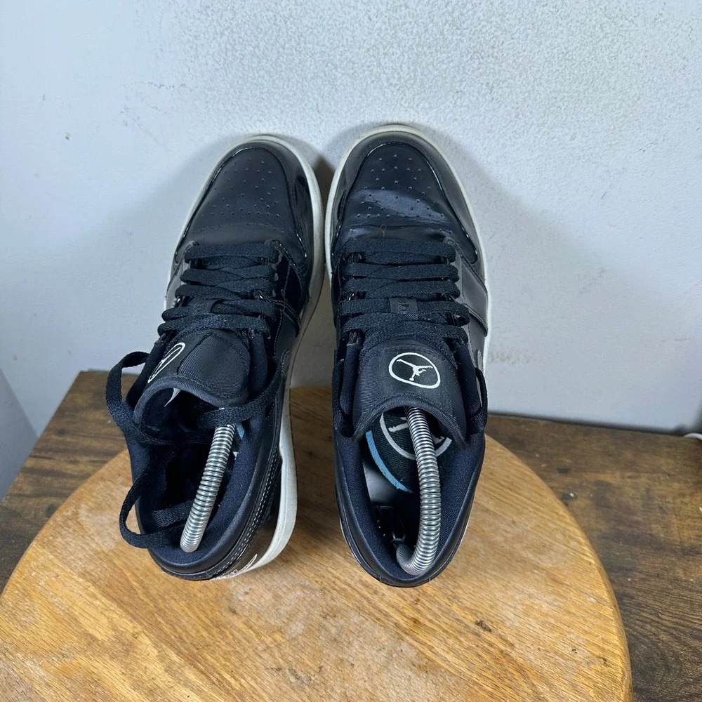 Air Jordan 1 Low All-Star 2021 Black White Patent Leather DD1650-001 Mens 7